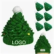 Unisex Christmas Tree Knit Pom Beanie Hat