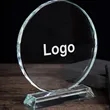 Round Crystal Trophies