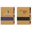 Kolbert-Recycled Cover Notepad-Sticky Notes & Kraft Pen Set