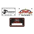 .024" PolyCard Motorcycle License Plate