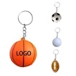 Basketball Stress Ball Keychain