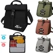 Thermal Layer Foldable Portable Lunch Cooler Bag with Strap