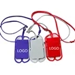 Silicone Lanyard with Phone Holder