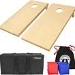 Cornhole Set Outdoor Game-Includes 2 Wood Boards 4 Bag