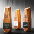 Irregular Shaped Solid Wood Trophy