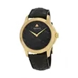 Gucci G-Timeless Signature Black Leather Strap Watch