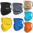 Adjustable Drawstring Fleece Windproof Neck Cover Scarf