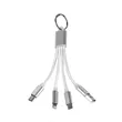 4-in-1 USB Keychain Charging Cable