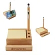 Bamboo Desk Organizer w/Phone Holder