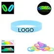 Custom Luminous Glow In The Dark Silicone Bracelet Wristband