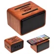 FSC® Mahogany Wireless Speaker with Wireless Charger
