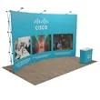 20' x 10' Curved Pop Up Display