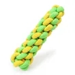 Pet Toy Cotton Rope Two Color Woven Twist Stick 18CM