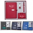 4 in 1 Notebook with Pen Card Holder Wallet Keychain Set