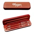 Premade Wooden Box + Terrific Timber-4 Double Pen Set