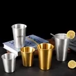 12oz 16oz Stainless Steel Cups Pint Tumbler
