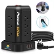 Towel Power Strip Multi Outlets USB Ports Charging Station