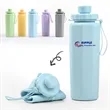 20OZ. Silicone Foldable Water Bottle Portable Sports Cup
