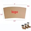 4oz Custom Paper Coffee Sleeves