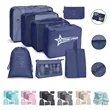 8 Set Multipurpose Water Resistant Travel Bag Organizer
