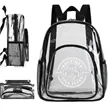 PVC Clear Backpack Durable Bag Stadium Approved Lightweight