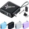 10000mAh Portable Charger w/ Built-in Cables & AC Wall Plug