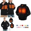 High quality hoodie 5 zone electric heating pullover jacket