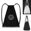 Durable Cotton Canvas Tote Bag Drawstring Color Backpack