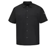 Red Kap Culinary - Men's Short Sleeve Cook Shirt with Oil...