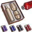 3-Piece Stainless Steel Wine Bottle Wine Glass Gift Box