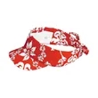 Hawaiian Flower Print Visor/Kerchief