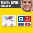 Premium Glitter Cheek Decals