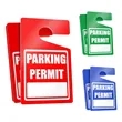Parking Permit Hang Tag