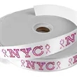 1" Badge Satin Ribbon - 25yd Roll - Sparkle