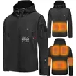 USB Rechargeable Electric Heated Jacket For Outdoor Sports