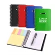 Journal Notebook With Match Color Pen And Sticky Note