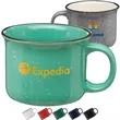 7.5 oz. Campfire Speckled Ceramic Coffee Mugs w/ Flared top