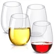 12oz PET Plastic Unbreakable Whiskey Cocktail Wine Glasses