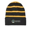 DPH Sport-Tek Striped Beanie with Solid Band.