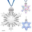 Hanging Crystal Snowflake for Christmas Ornaments