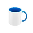 11 oz Ceramic Coffee Mug Colorful Inside Porcelain Cups