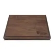 11" x 17" x 1" walnut cutting board with juice groove