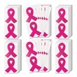 Pink Ribbon Stickers Breast Cancer Awareness Accessories