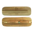 Executive Wooden Pen Gift Set With Case - Twist Action
