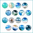 Glass Refrigerator Magnets, Decorative for Kitchen, Office