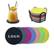 Round Silicone Drink Coasters 3.9''D