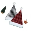 Classic Plaid Santa Hat