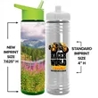 24 Oz. Slim Fit Bottle With Flip Straw - Digital