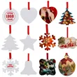 Sublimation Metal Christmas Tree Ornaments