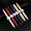 Fidget Spinning Ballpoint Pen with LED Light, Stress Reducer